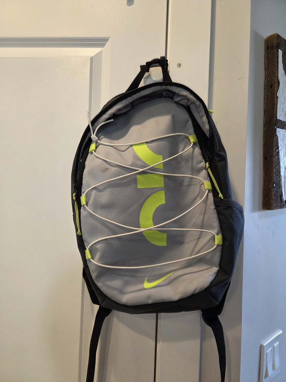 Nike Kids Backpack with Yellow Accents